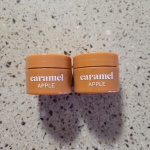2 Bath & Body Works Caramel Apple Exfoliating Lip Scrub .5 oz Each SEALED